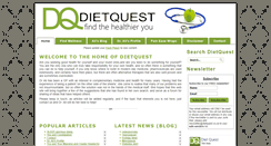 Desktop Screenshot of dietquest.co.za